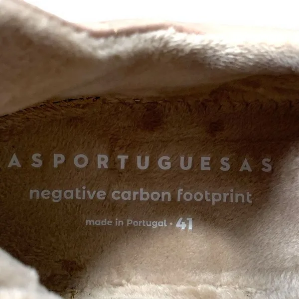 Asportuguesas Crus Light Pink Fabric Slip-On Shoes‎ Cork Sole EU 41 Sustainable - Image 9