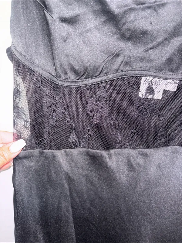 Princess Polly Maybelle Lace Maxi Dress Black Size 10 - Image 6