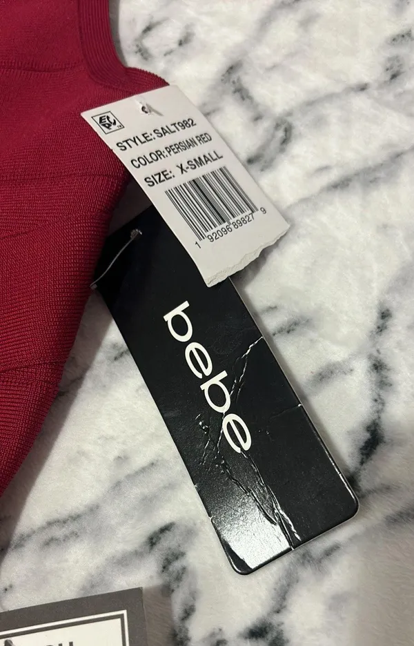NWT Women's Double V Mini Bandage Dress Size XS. - Image 9