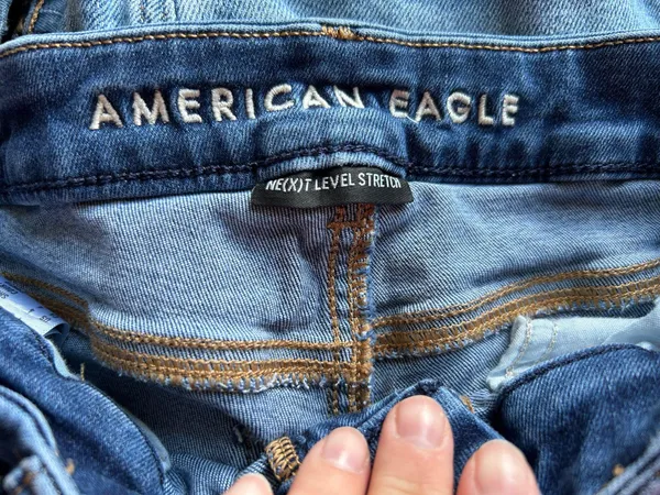 American Eagle Next Level Stretch Jeggings Curvy High-Rise - Image 3