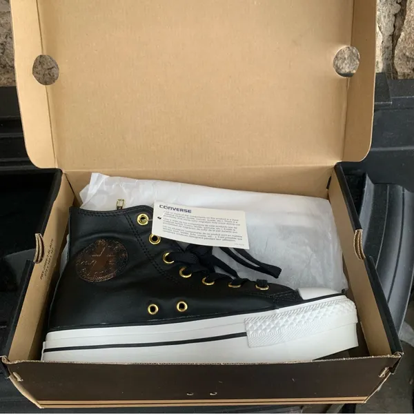 Converse Chuck Taylor All-Star Lift Platform Sneakers Black Women Size 7 540254C - Image 14