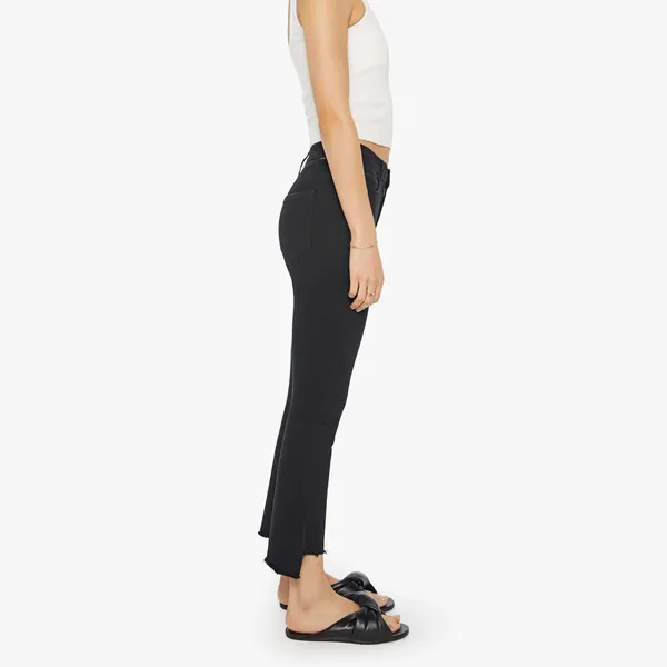 MOTHER The Insider Crop Step Fray Jeans in Not Guilty - Image 3
