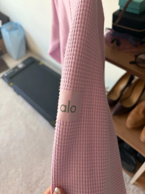 Alo Pink Turtleneck Sweater - Image 2