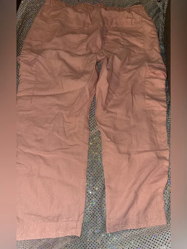 GAP Light Pink Easy Pant Cargo Large LNC - Image 4