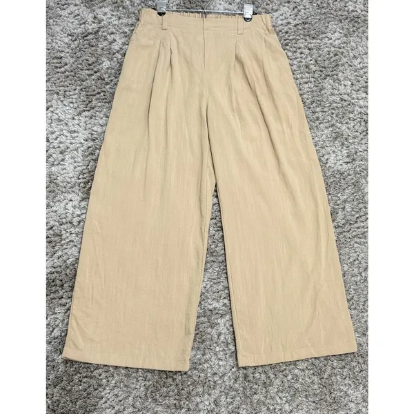 Halara Flex High Waisted Pocket Wide Leg Work Pants Preppy Women’s Size L - Image 3