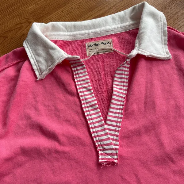 We The Free Clean Prep Polo Pullover Size Small - Image 4