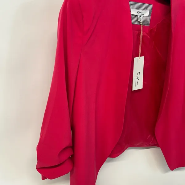 NWT C by One Chic Magenta Women's Medium Blazer Pink - Image 4