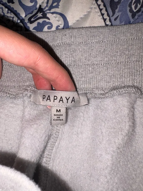 Papaya Light Gray Sweat Pants - Image 3