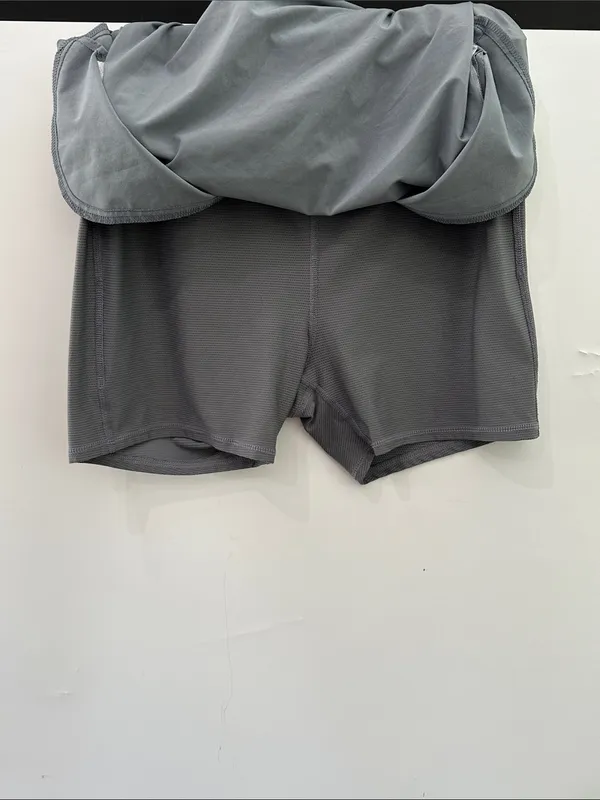 Athleta Stretch In Skort Skirt Cobblestone Gray Medium 438956 - Image 6