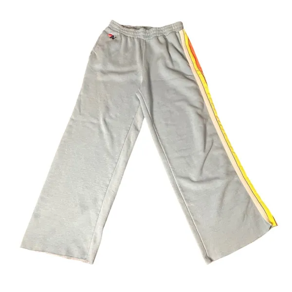 Aviator Nation Matching Large Sweatshirt Medium Sweatpants Set Rainbow Lightning - Image 10