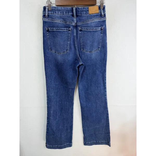 BKE Billie Slim Fit High Rise Trouser Stretch Women's 27x34 Blue Denim Cotton - Image 3