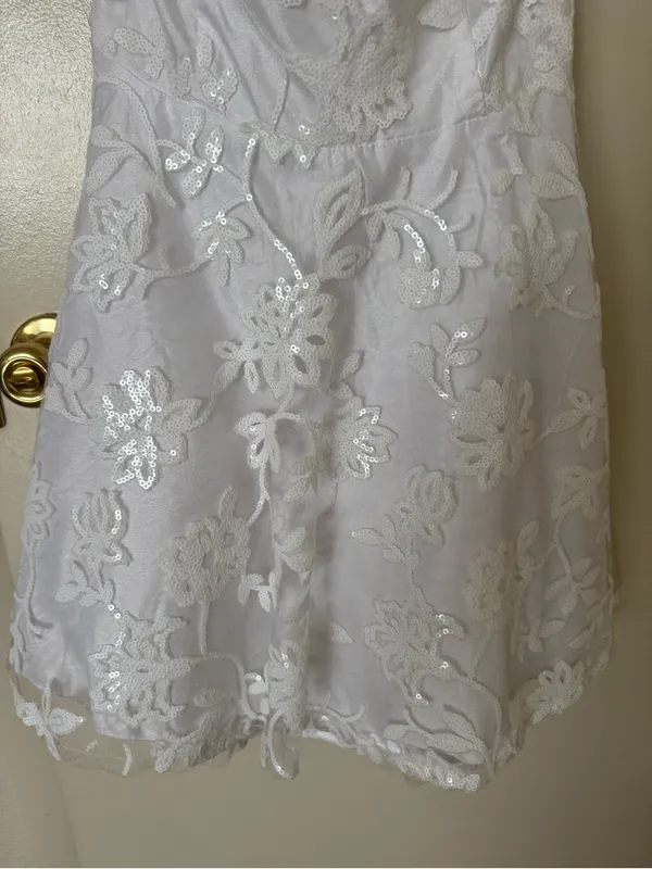 Windsor Joanna Sequin Lace Party Dress Size L - Image 5