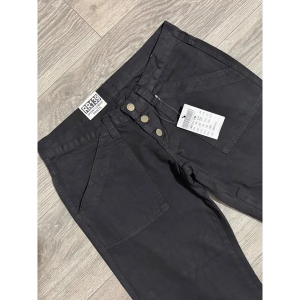 New J Galt Brandy Melville M Black Skinny Combat Pants Low Rise‎ Cargo Punk Y2K - Image 10