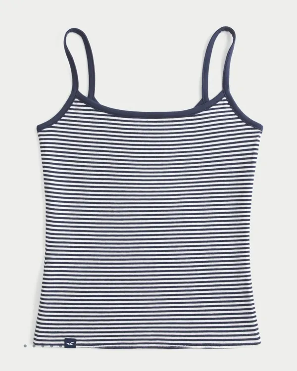 Hollister Callie Reversible Cami - Navy Blue - Image 4