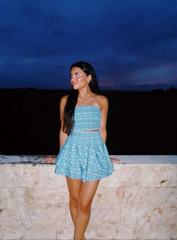 two piece set Blue - Image 3