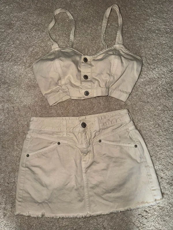 American Eagle Outfitters Denim Skirt Set  - Image 2