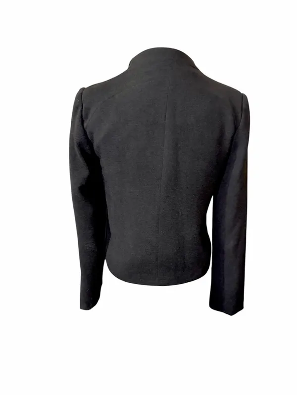 ‘I L❤️VE’ Black Cropped Blazer Sz S - Image 7