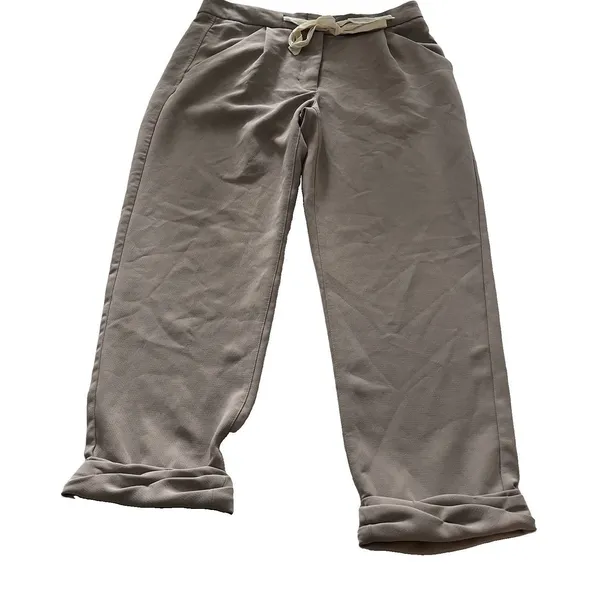 Aritzia Wilfred Allant Taupe Ankle Pants Size 6 - Image 2