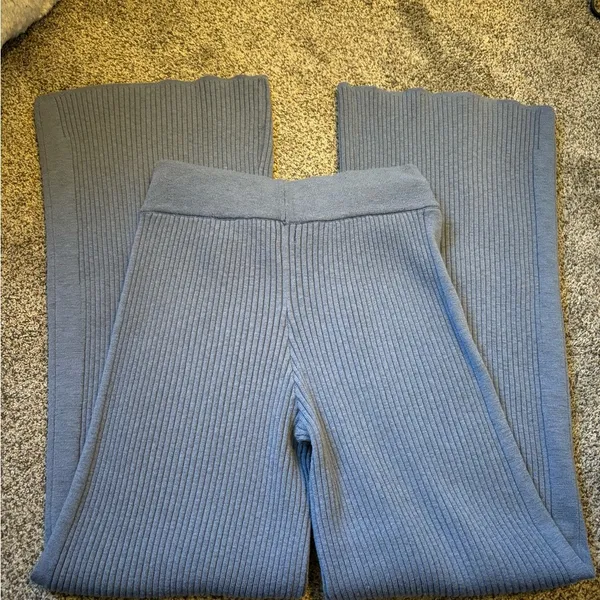 Aerie Thick Knit Flare Pants - Image 3