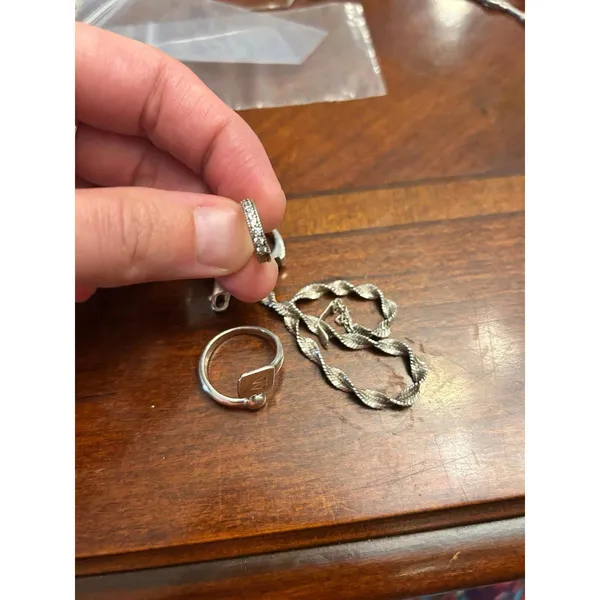 11.18g h51 jewlery scrap fix bracket ring earring - Image 4