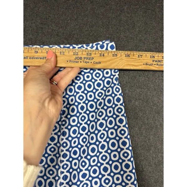 Rip Skirt Hawaii Dot Dot Dot Classic Blue and‎ White Print Size Small - Image 5