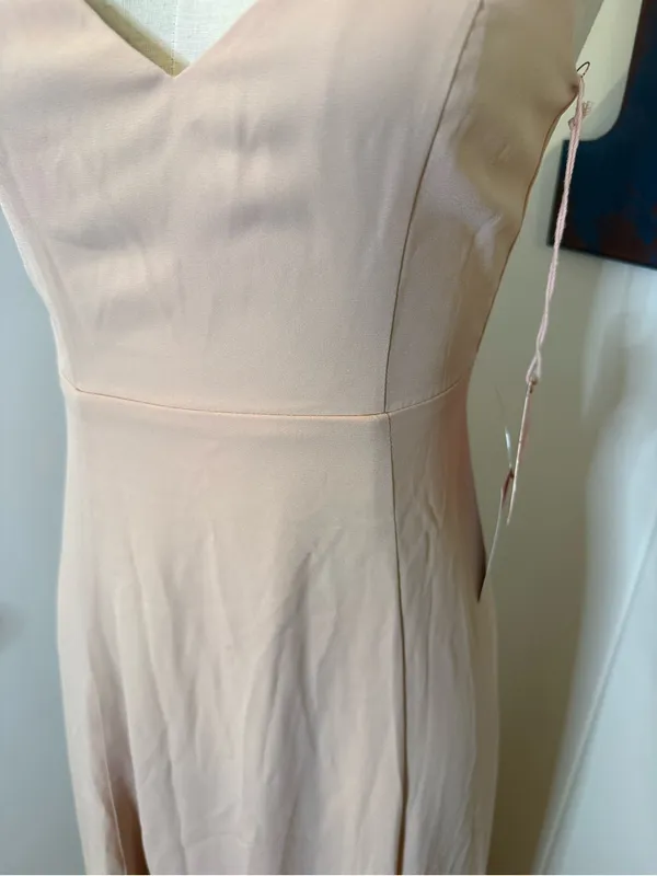 Show Me Your MuMu Dusty Blush V-Neck Maxi Dress Size XS - Image 5