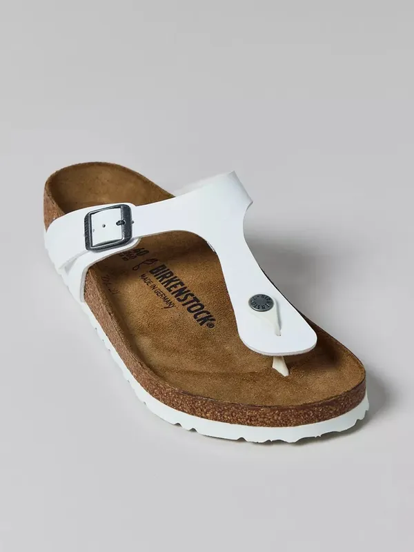 Birkenstock Gizeh Thong Sandals White Women’s Size 39 - Image 3