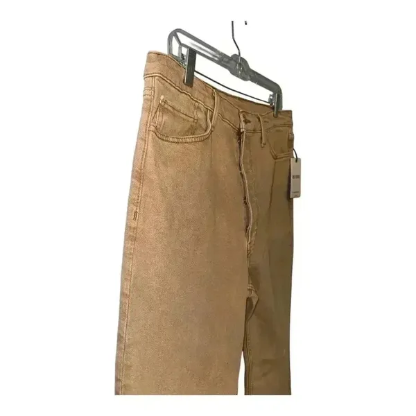 Re/Done Womens Khaki 90s‎ High Rise Loose Fit Denim, Size 31 - Image 4