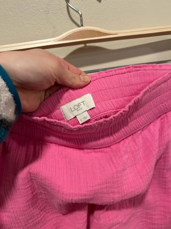 The Loft Pink cotton pants - Image 4