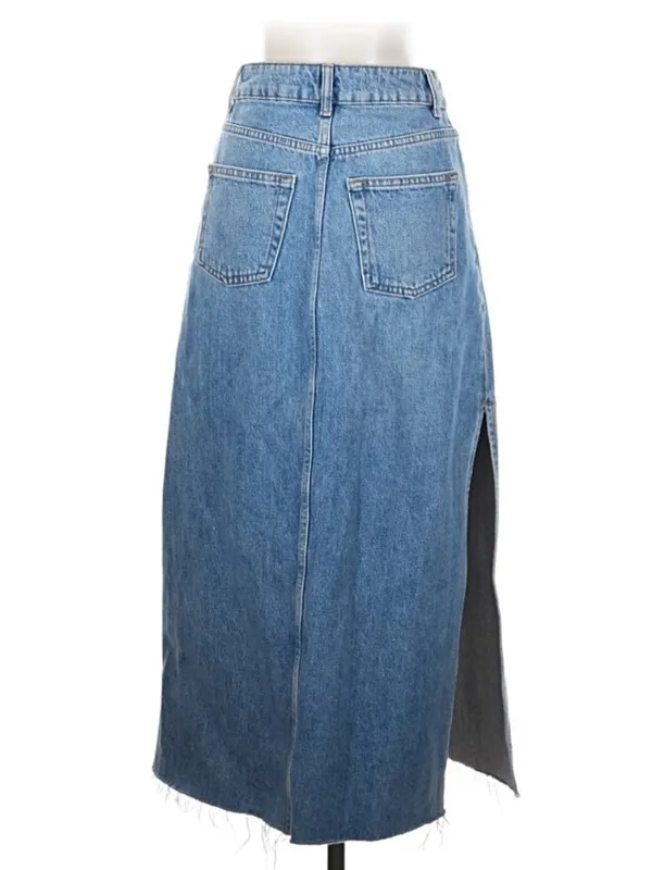 Top Shop denim maxi skirt Size 4 - Image 2