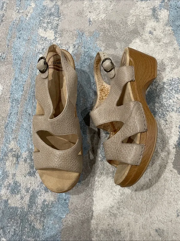 Dansko Leather Clog Sandals Size 41 (10.5-11 US) - Image 7