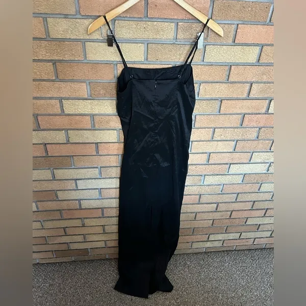 NWT Lovers & Friends Ricky Maxi Dress Black Back Slit Sleeveless Size Small - Image 5
