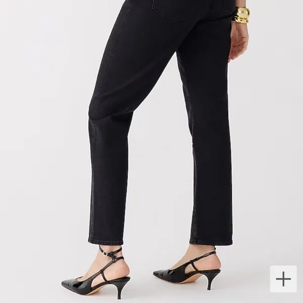 J. Crew Classic Straight Jean in Washed Black Sz 28 - Image 5