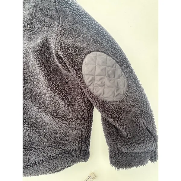Alo Yoga Black Sherpa Edge Shacket M - Image 10