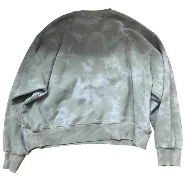 PacSun Sweatshirt Womens Small Green Tie Dye Pullover Long‎ Sleeve Casual Top - Image 2