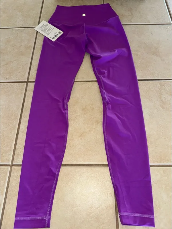 Lululemon Align High Rise 28” Moonlit Magenta Size 4 NWT - Image 2