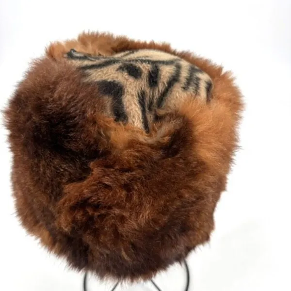 Gertrude Singer Women's Faux Fur Lined‎ Winter Pillbox Hat Brown Tan One Size - Image 2