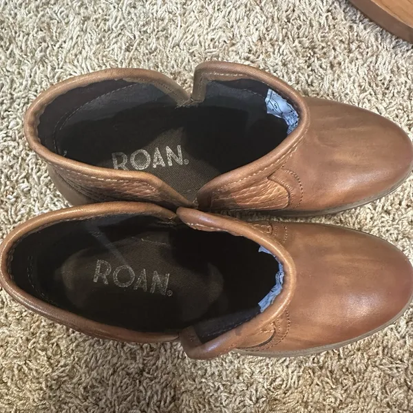 Roan by Bed Stu Gossip Leather Boots Booties Womens Size 6 Brown Western Casual - Image 8