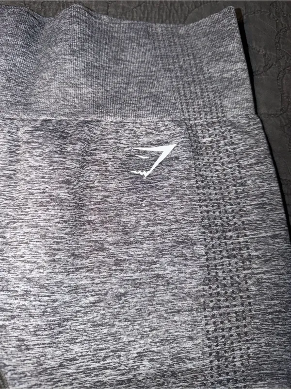 Gymshark Vital Seamless Compression Leggings Women's Size-M Heather Gray - Image 3