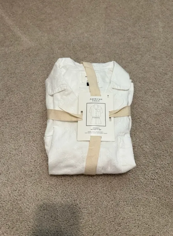 AE Eyelet Button-Up PJ Set, NWT! Price firm! - Image 5