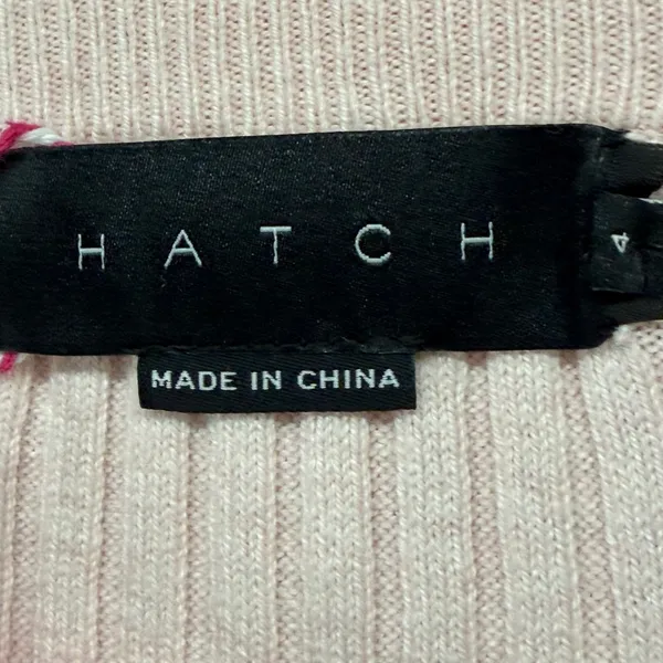 Hatch Lydia Sweater Dress Women 4 Pink Rib Knit Bump Friendly Feminine Maternity - Image 12