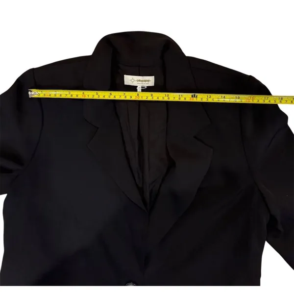 WAYF Women's Black oversized Blazer Jacket Size M Long Sleeve - Image 5