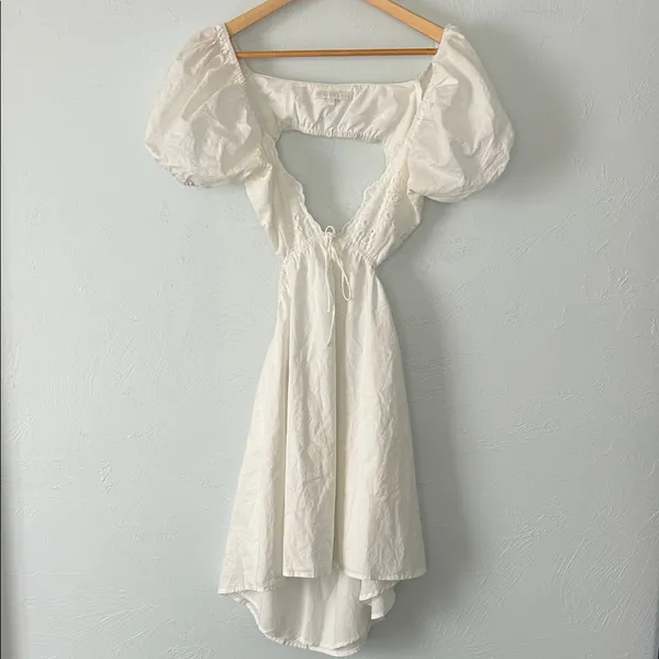 More to Come Jars Mini Dress Puff Sleeve Open - Image 3