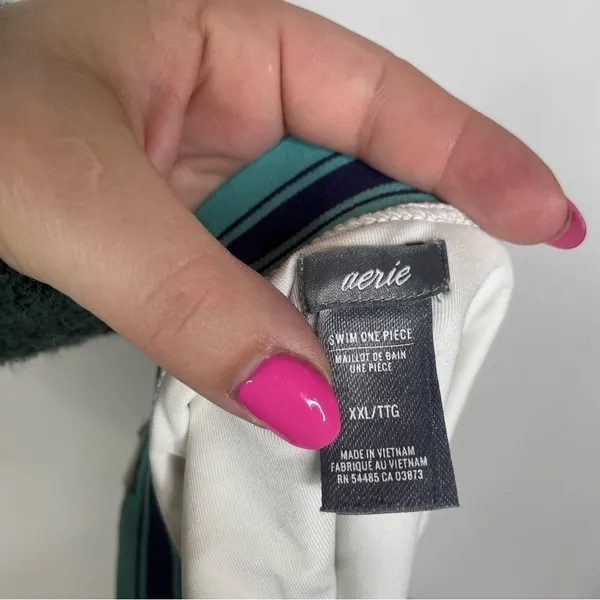 Aerie Deep V‎ Plunge Neckline One Piece Swimsuit XXL - Image 4