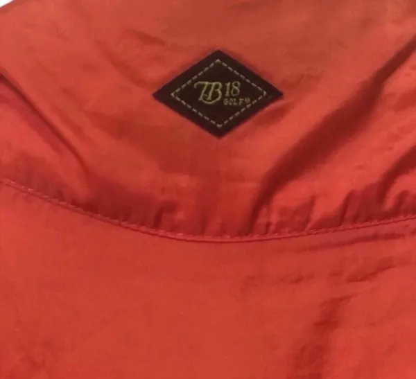 Tommy Bahama Ladies Golf Athletic Vest Orange S 6 Running Jacket Packable Light - Image 6