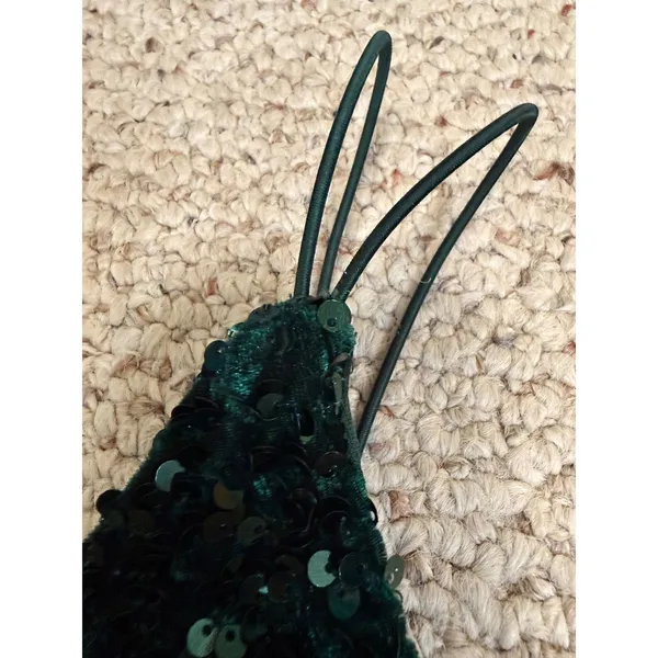 Green Sequin Homecoming Dress One Shoulder Mini Side Slit Size S Midnight Doll - Image 7