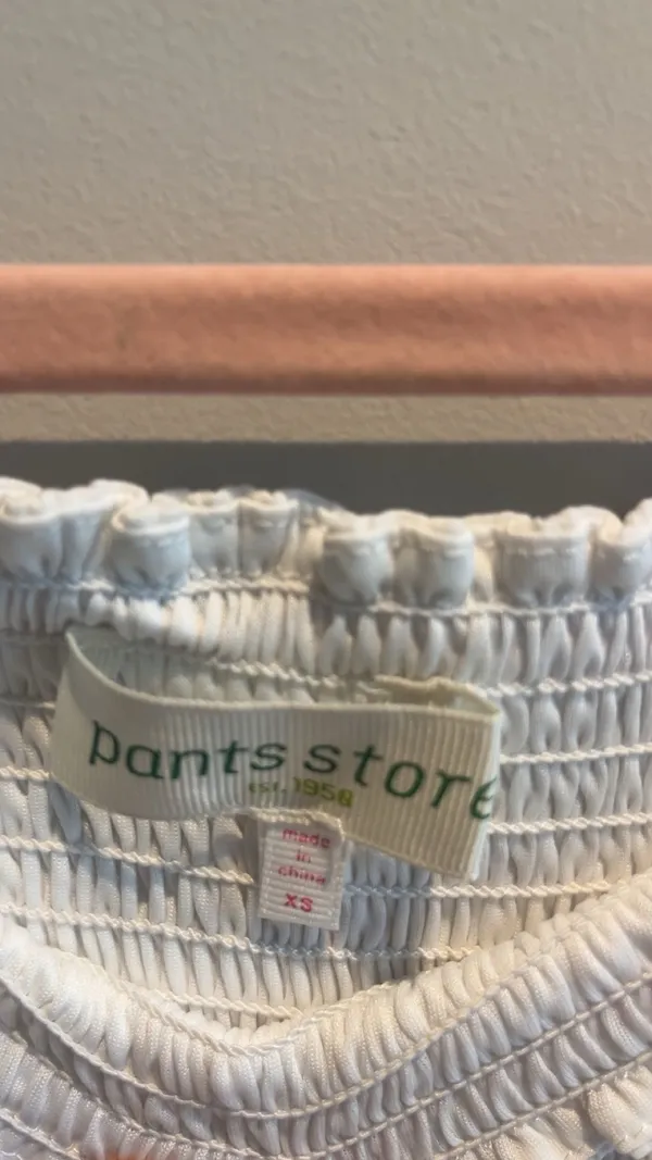 The Pants Store Smocked waist dress shorts white - Image 3