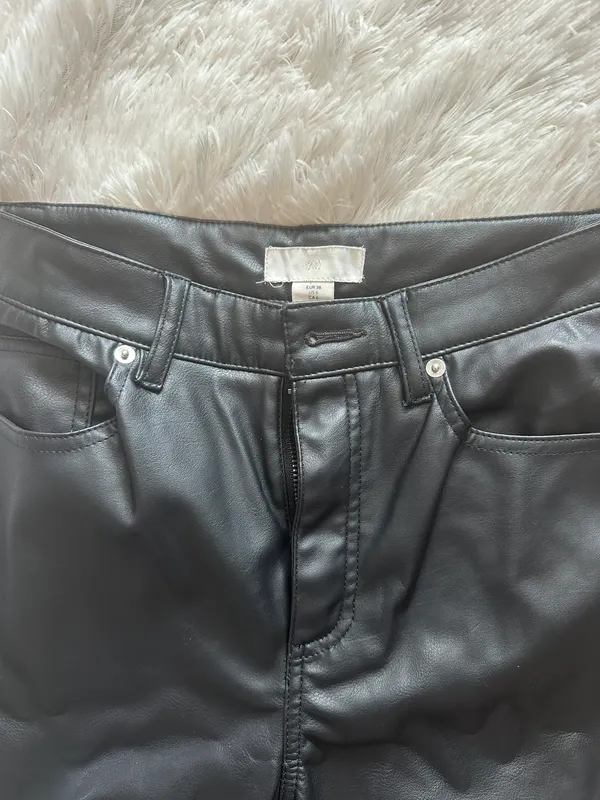 H&M Faux Leather Pants - Image 2