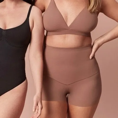 Joyspun Women Brown Cocoa Medium Support High‎ Waisted Shaping Boyshorts Size M - Image 7