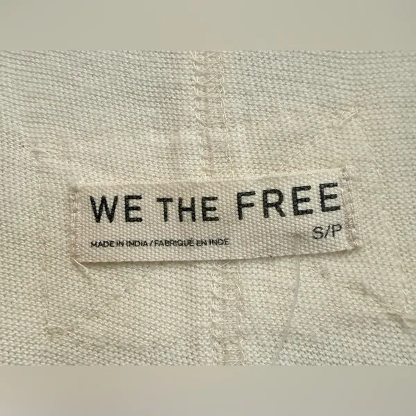 Free People We The Free Fur Friend Doodle Dog‎ Cream Tee Shirt Small Sold Out - Image 6